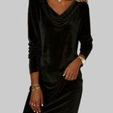 Frosina - Loose Velvet Dress