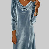 Frosina - Loose Velvet Dress