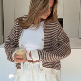 Camisola macia às riscas