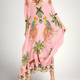 Sahara | Φόρεμα με εκτύπωση φοίνικα με ριχτούς ώμους