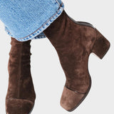 Victoria | Ankle boots with square toe and heel
