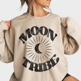 Stefanie | Φούτερ Lunar Essence Fleece – Φούτερ με σχέδιο Moon Tribe