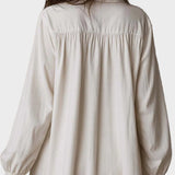 Mary- Retro lace mini dress with an asymmetrical hem and long sleeves