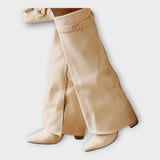 Botas de cano alto com design elegante