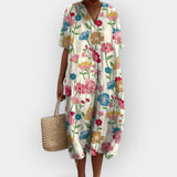 Katerina - Vestido Floral para Dias Quentes