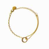 Bracelete Tênis Dourado na Caixa