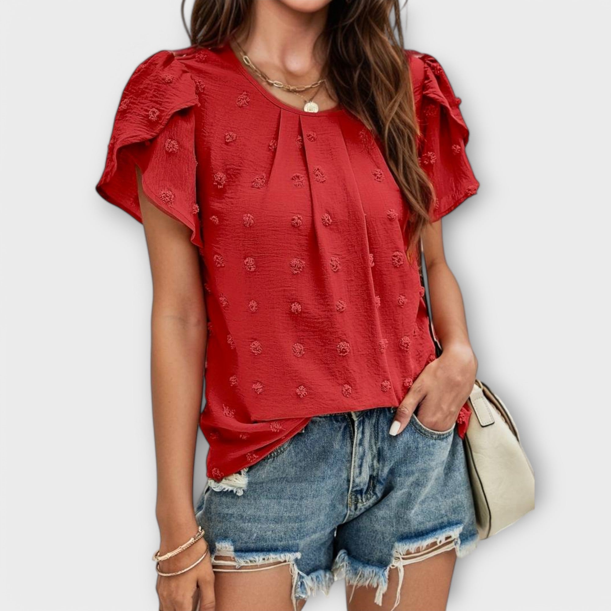 Charlotte - The perfect polka-dot blouse