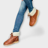 Botas impermeáveis com forro térmico