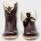 Botas impermeáveis com forro térmico
