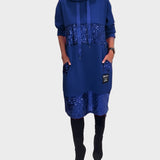 Marieta | Modern Dress with Hood and Patch