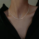 Conjunto de Colares de Prata