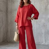 Prue | Σετ Τουνίκ Oversized με Παντελόνι Φαρδύ