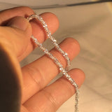 Bracelete Prateado Brilhante