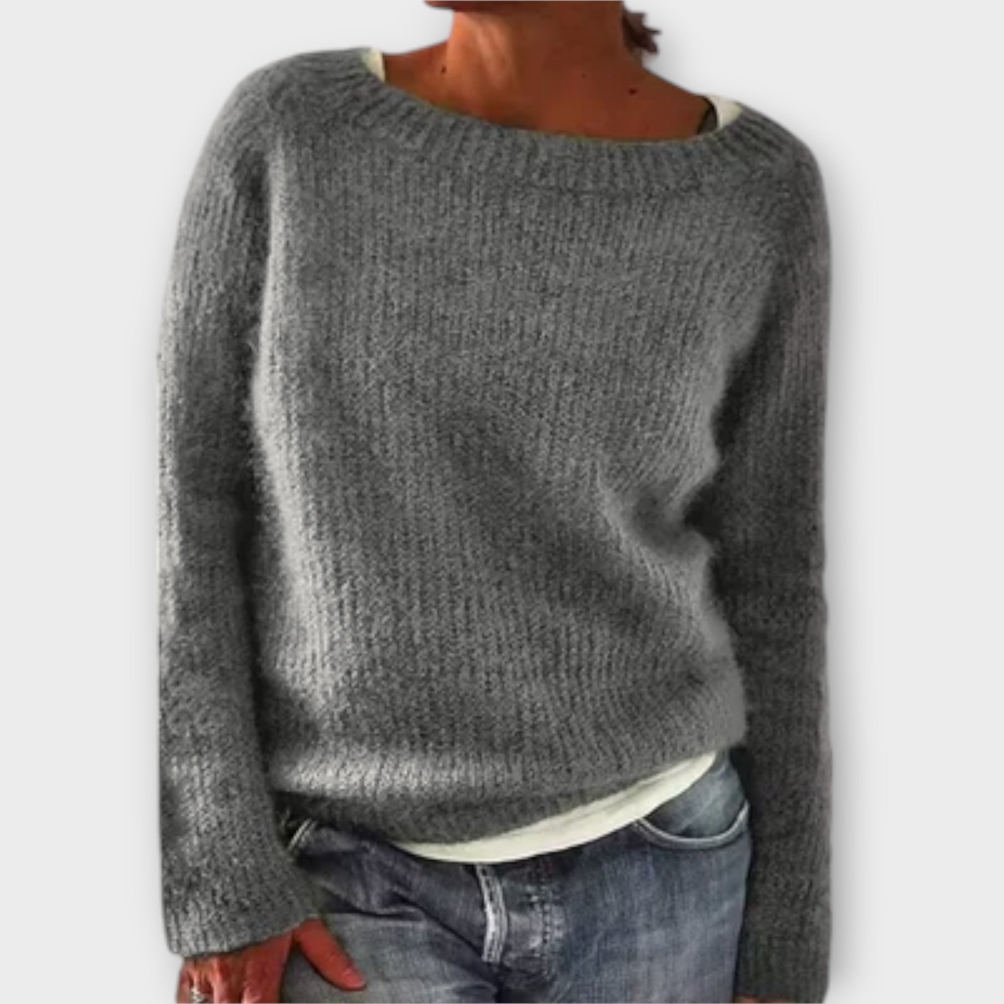 Regine – camisola de malha monocromática