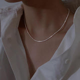 Conjunto de Colares de Prata