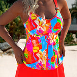 Eleanor | Στυλάτο Floral Tankini Μαγιό