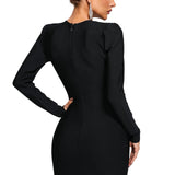 Hazel - Mini Bandage Φόρεμα με Στρας (Diamante Mini Bandage Dress)