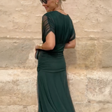 Louise | Κομψό Maxi Φόρεμα με V-Λαιμόκοψη για Πάρτι