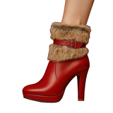 Carmen – Μπότες από Οικολογική Γούνα (Faux Fur Boots)