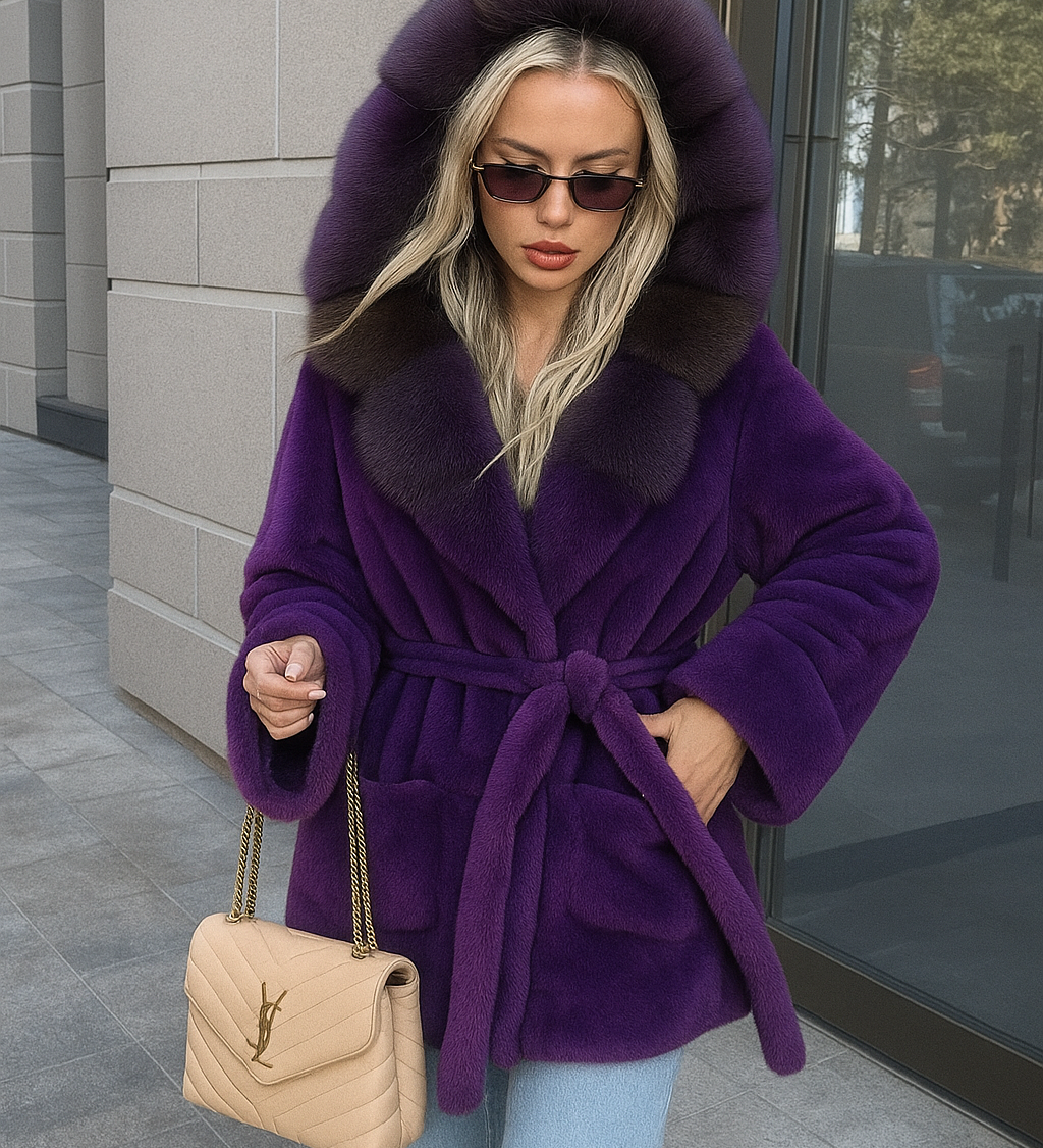 Cortina ecological fur, all sizes available, Made in Italy 🇮🇹