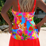 Eleanor | Στυλάτο Floral Tankini Μαγιό