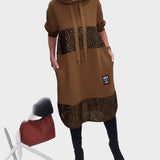 Marieta | Modern Dress with Hood and Patch