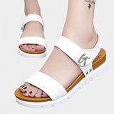 Clothide Casual Platform σανδάλια με διπλό λουράκι και ρυθμιζόμενη αγκράφα
