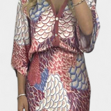 Shae Suave Conjunto com Blusa e Saia Sereia Floral