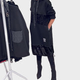 Marieta | Modern Dress with Hood and Patch