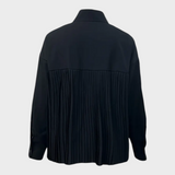 Jackielyn | Elegant Pleated Solid Color Blouse