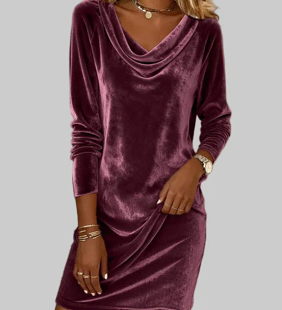 Frosina - Loose Velvet Dress