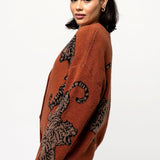 Wanda | Camisola Tigre em Rust