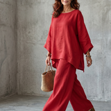 Prue | Σετ Τουνίκ Oversized με Παντελόνι Φαρδύ