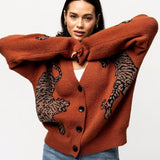 Wanda | Camisola Tigre em Rust