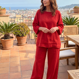 Prue | Σετ Τουνίκ Oversized με Παντελόνι Φαρδύ