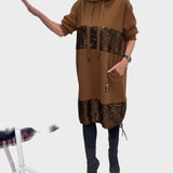Marieta | Modern Dress with Hood and Patch