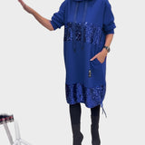 Marieta | Modern Dress with Hood and Patch