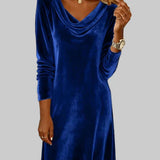 Frosina - Loose Velvet Dress