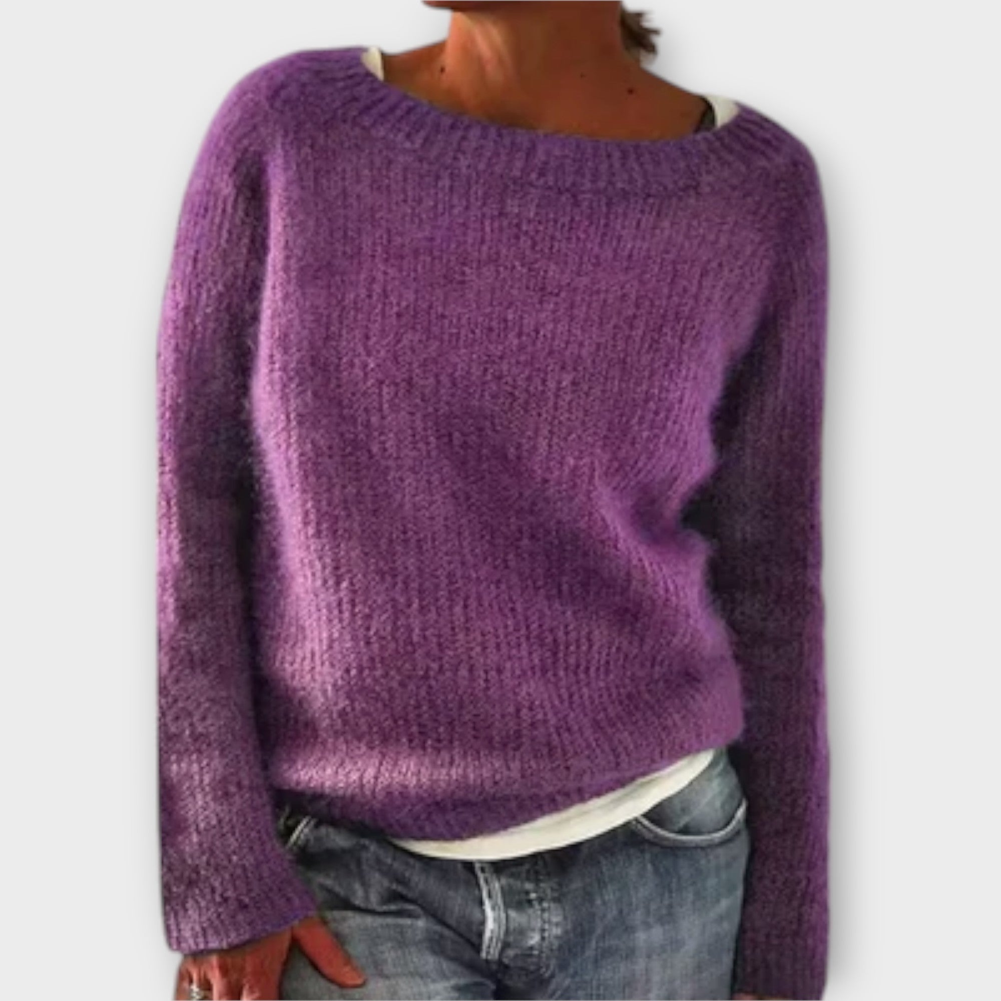 Regine – camisola de malha monocromática