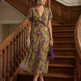 Virel | Χαλαρό Floral Midi Φόρεμα