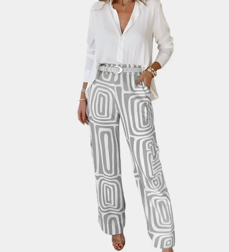 Conjunto Confortável e Elegante com Cinto Oferta