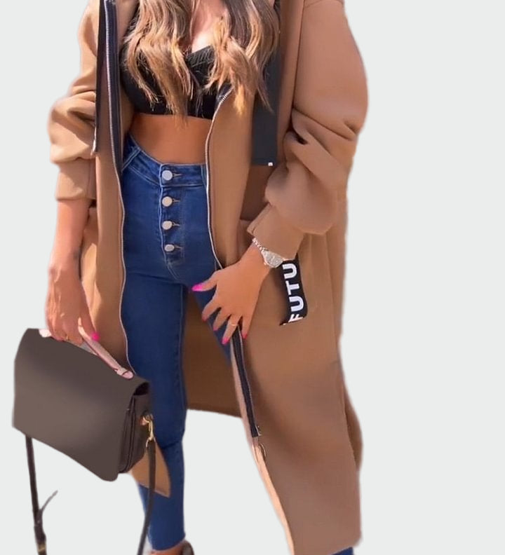 Long Hooded Coat