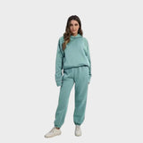 Maria | Conjunto de moletom com capuz e calças de treino