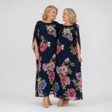 Elowen™ | Φόρεμα Maxi Midnight Bloom
