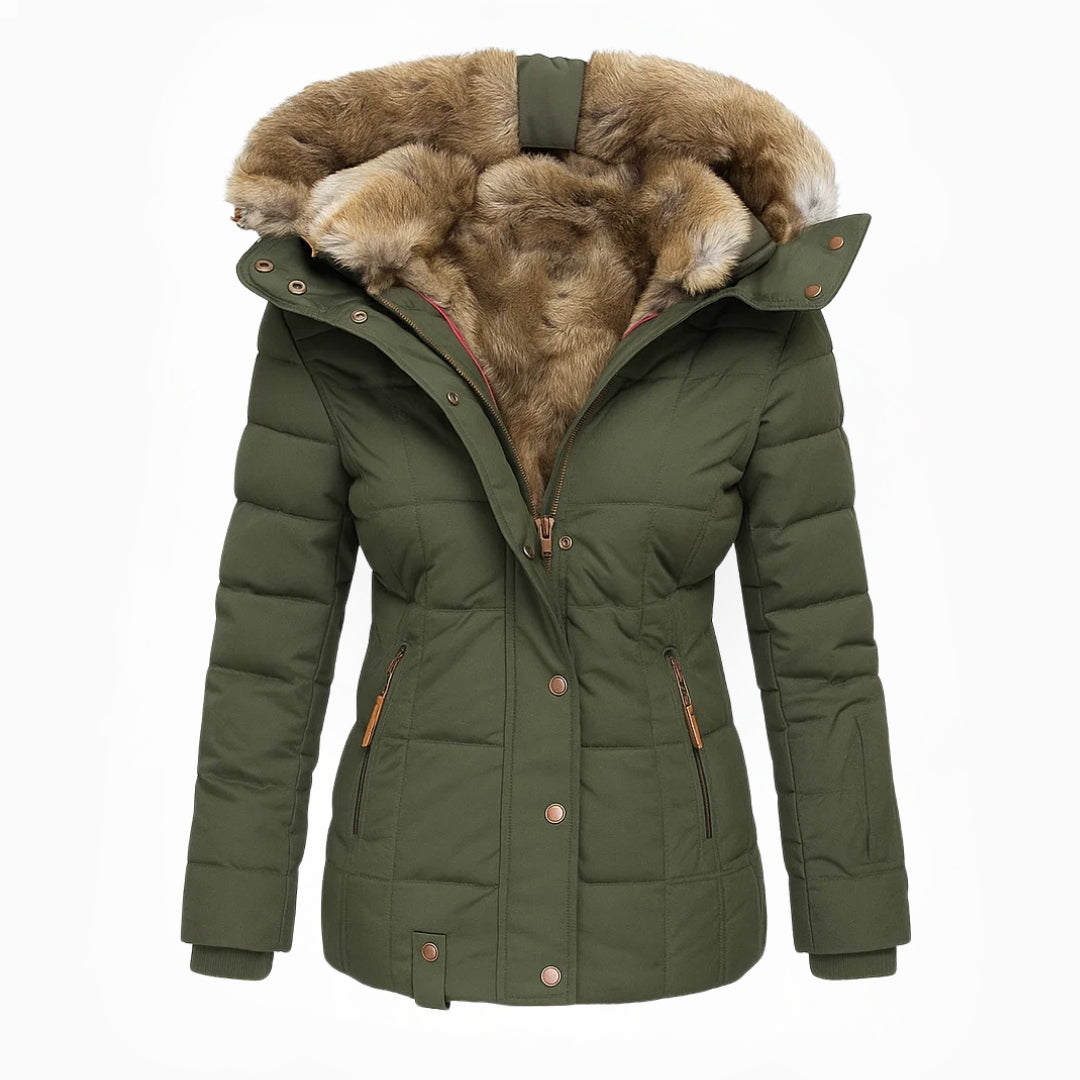 Anna | Casaco de inverno com forro de pele