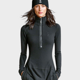 Madea | Women's Maxi Viscose Sport Dress with Half High Collar and Zipper MDA3197G9Y