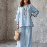 Prue | Σετ Τουνίκ Oversized με Παντελόνι Φαρδύ