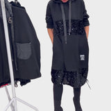 Marieta | Modern Dress with Hood and Patch