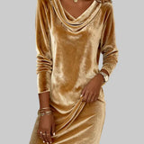 Frosina - Loose Velvet Dress