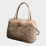 Cecelia | Siberian Aurora Fur Handbag